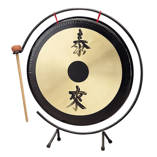 Opus Percussion 12" Gong with Stand & Mallet