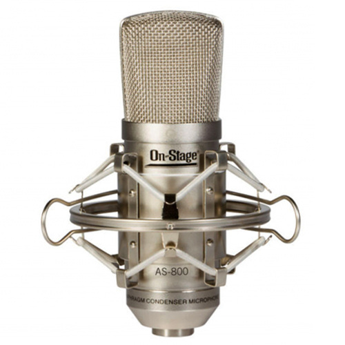 On-Stage AS800 Platinum Series Large-Diaphragm Condenser Microphone with Case