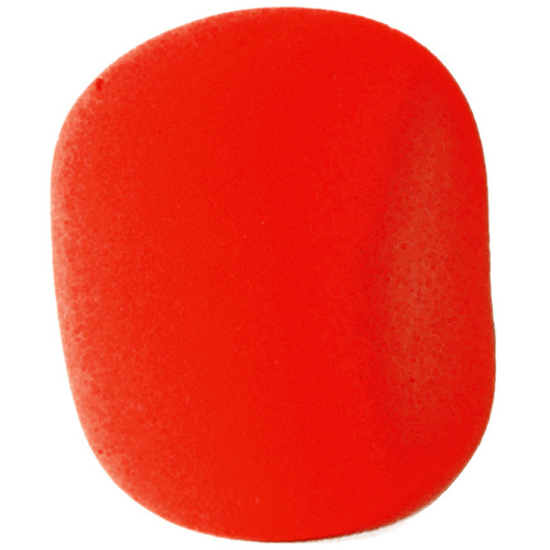 On Stage Red Foam Microphone Windscreen Pk-1