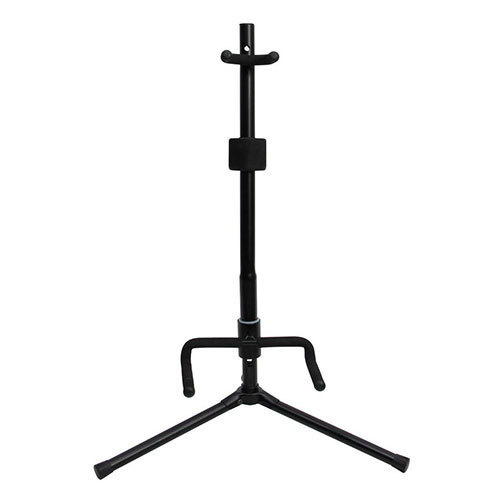 On Stage Push Down Spring Up Single Guitar Stand with Locking Mechanism