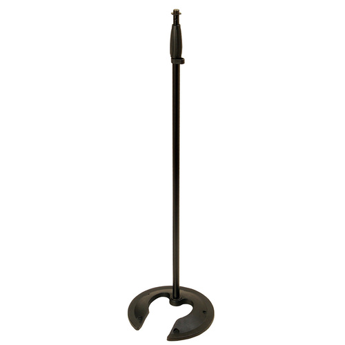 On Stage Straight Mic Stand with Stackable Weighted Base