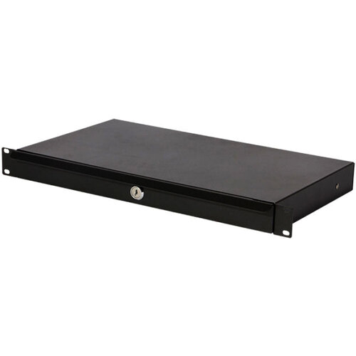 On-Stage 1U Locking Rack Drawer (Shallow)