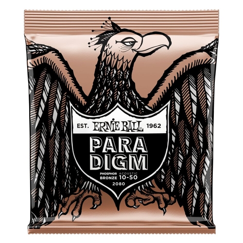 Ernie Ball 2080 Paradigm Extra Light Phosphor Bronze Acoustic Guitar Strings 10-50 Gauge