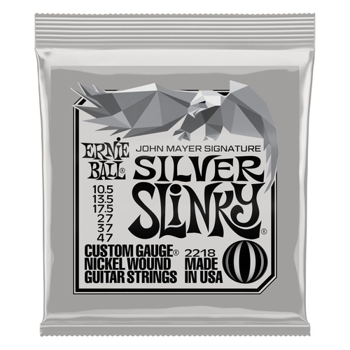 Ernie Ball John Mayer Silver Slinky Signature Electric Guitar Strings