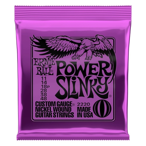 Ernie Ball 2220 Power Slinky Electric Guitar 6-String Set Light 11-48