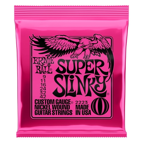Ernie Ball 2223 Super Slinky Electric Guitar 6-String Set Light 9-42
