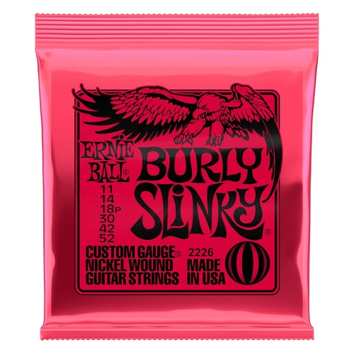 Ernie Ball 2226 Burly Slinky Nickel Wound Electric Guitar Strings 11-52 Gauge