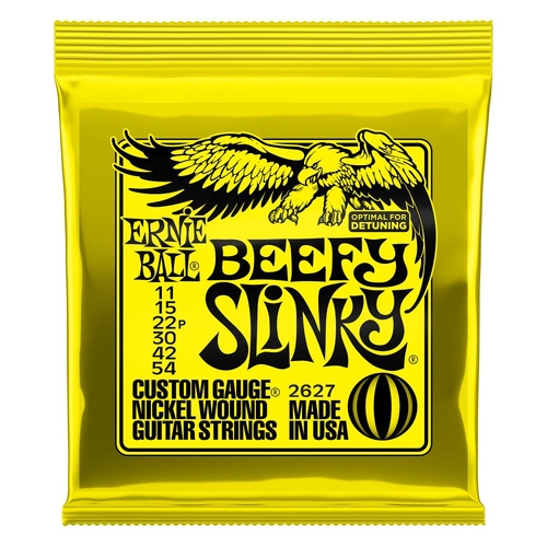 Ernie Ball 2627 Beefy Slinky Electric Guitar 6-String Set Light 11-54