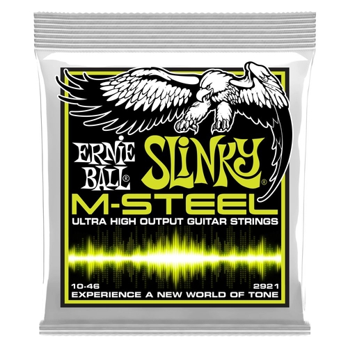 Ernie Ball 2921 Regular Slinky M-Steel Electric Guitar Strings 10-46 Gauge