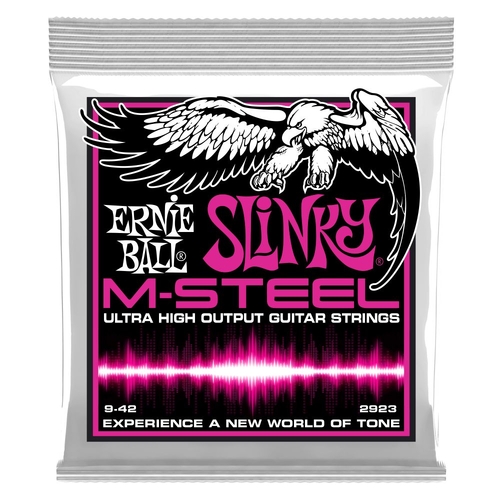 Ernie Ball 2923 Super Slinky M-Steel Electric Guitar Strings 9-42 Gauge