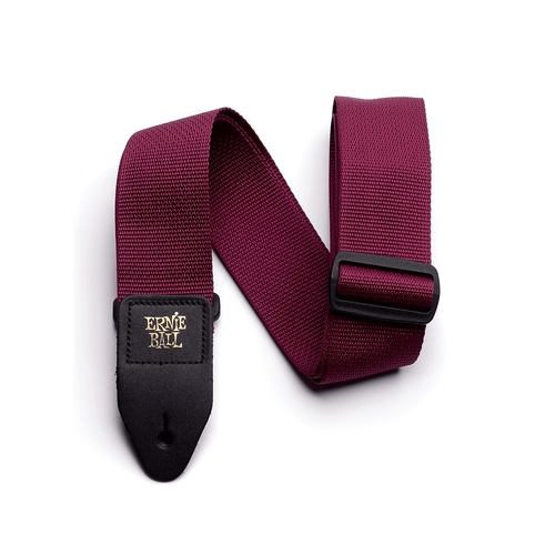 Ernie Ball 4047 Burgundy Polypro Guitar Strap