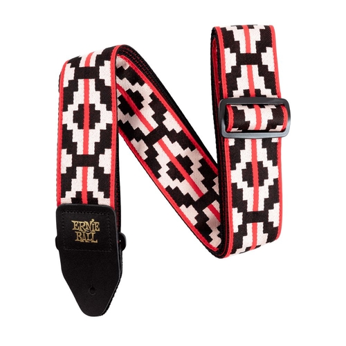 Ernie Ball Ristra Red Jacquard Guitar Strap