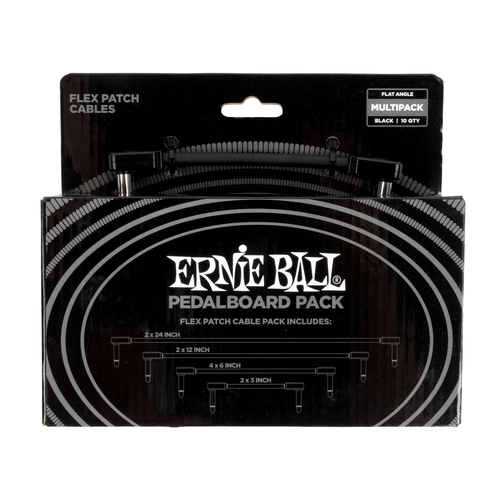Ernie Ball Flex Patch Cables Pedalboard Multipack