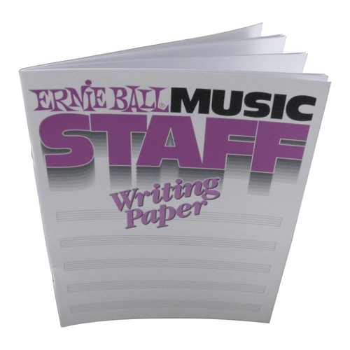 Ernie Ball 7019 Music Staff Writing Paper