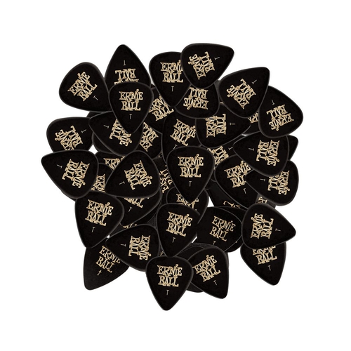 Ernie Ball 9104 Thin Black Picks Bag of 144