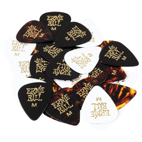 Ernie Ball 9178 Medium Assorted Color Picks Bag of 24