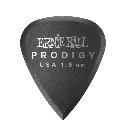 Ernie Ball 1.5 MM Standard Prodigy Picks 6 Pack, Black