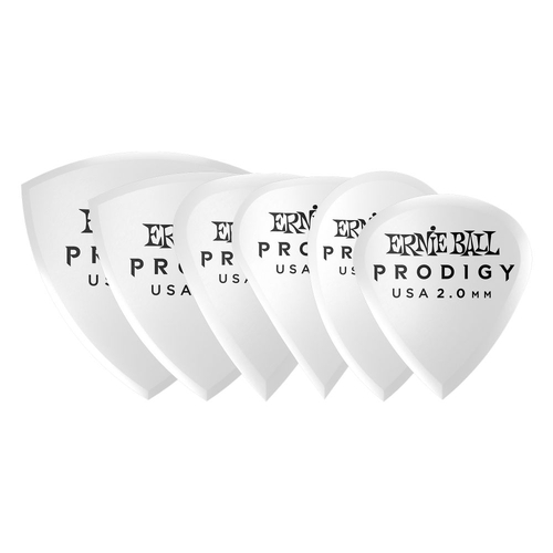 Ernie Ball 1.5 MM Multipack Prodigy Picks 6 Pack, Black