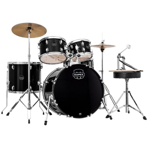 Mapex PDG5044TDK Prodigy Series 5-Pce Drum Kit in Dark Black 