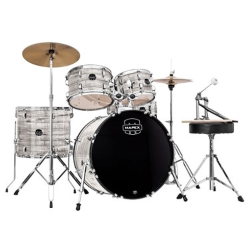 Mapex PDG5044TFI Prodigy Series 5-Pce Drum Kit in White Wood Grain