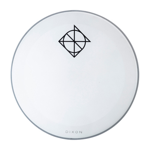 Dixon 18" Bass Drum Head White Coated with Muffler Ring, Resonant Side (0188mm)
