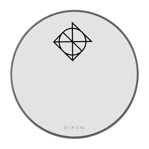 Dixon 18" Bass Drum Head White Coated with Muffler Ring, Resonant Side (0250mm)