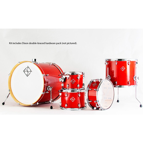 Dixon Fuse Maple 522 Series 5-Pce Drum Kit in Amber Gloss