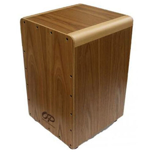 Opus Percussion Wooden Cajon in Ash with Deluxe Carry Bag