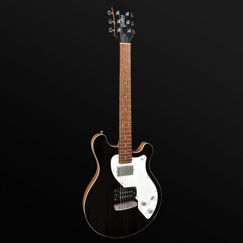 Pratley AP92 Double Cut Solid Body Electric Transparent Midnight Black [PRAP92-TMB]