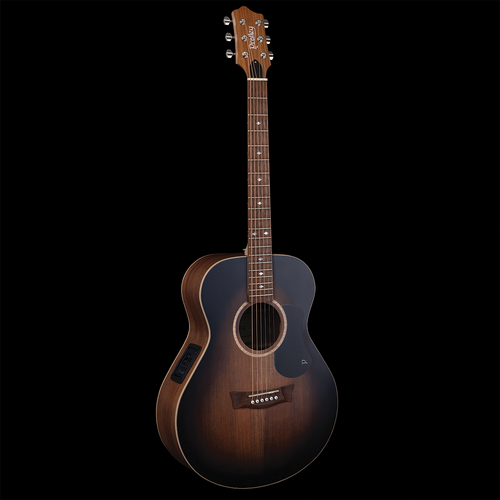 Pratley Premier Concert All Solid Blackwood Vintage Black Burst Top Electric