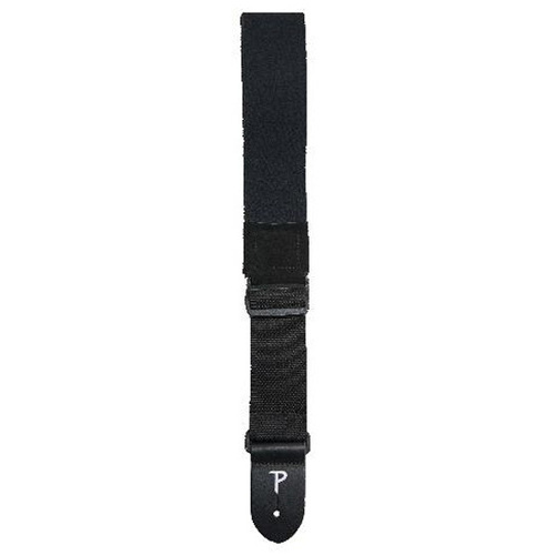 Perris 2" Black Neoprene Guitar Strap with Leather ends