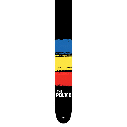 Perris 25" Leather Hi-Res "The Police" Licensed Guitar Strap