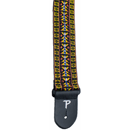 Perris 2" Poly Pro Mexicana Pattern Guitar Strap with Leather ends