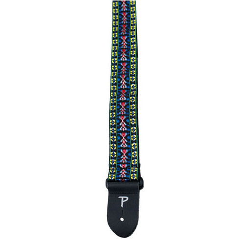 Perris 2" Poly Pro "Hootenanny' Guitar Strap with Leather ends