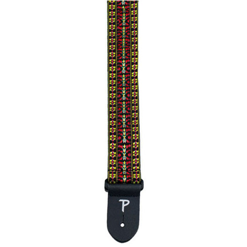 Perris 2" Poly Pro "Hootenanny' Guitar Strap with Leather ends