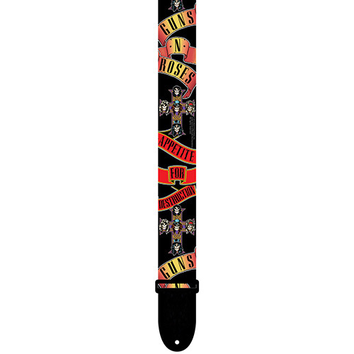 Perris 2" Polyester "Guns N Roses" Licensed Guitar Strap