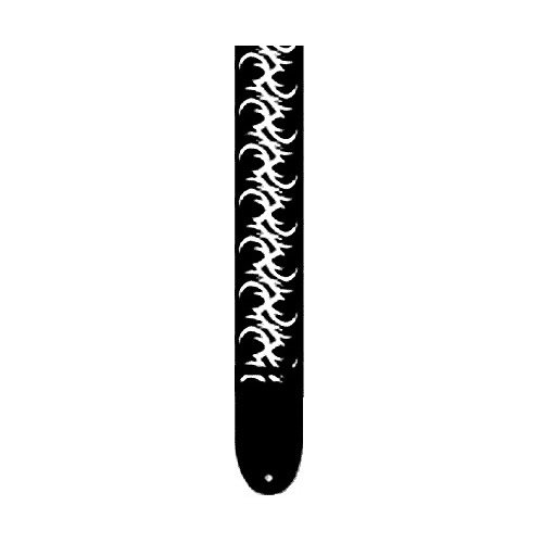 Perris 2" Polyester "Tattoo Johnny" Licensed Guitar Strap Barbed Wire design