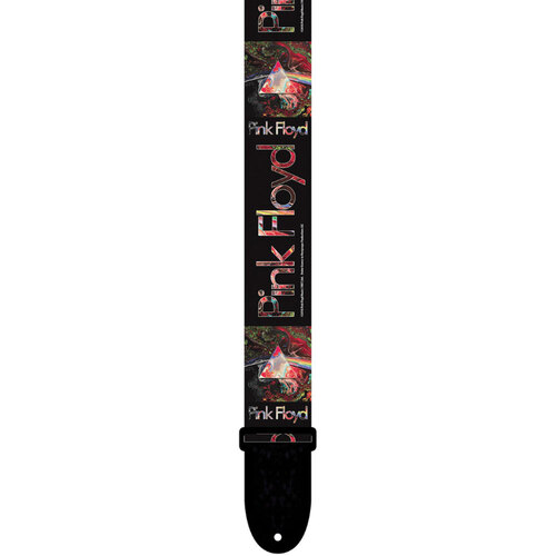 Perris 2" Polyester "Pink Floyd - Dark Side of the Moon Artsy Prisms" Licensed Guitar Strap