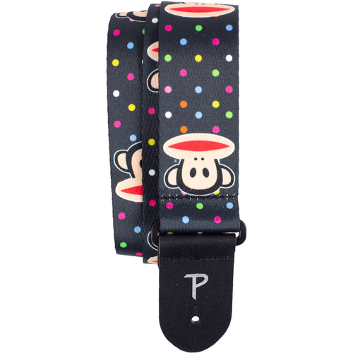 Perris 2" Polyester "Paul Frank - Multi Colour Mini Dots Julius" Licensed Guitar Strap