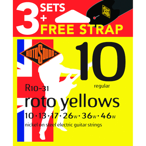 RotoSound R1031 Electric Value Pack Yellow 10's