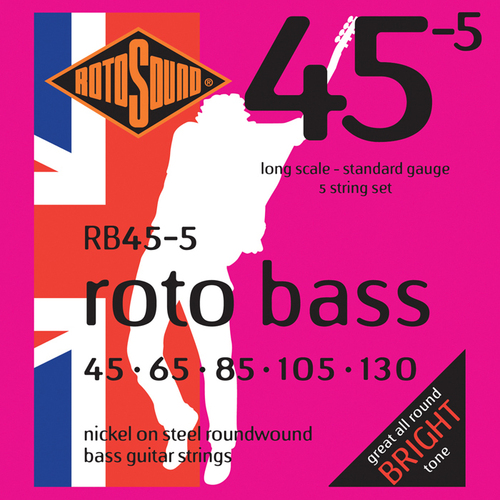 RotoSound RB455 Rotobass 5 String Standard 45 -105