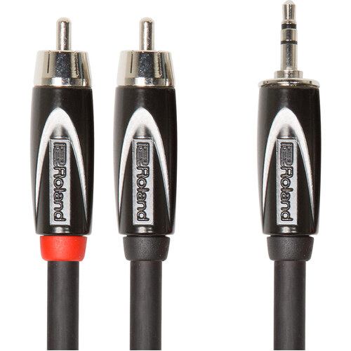 Roland RCC-10-352RV2 Interconnect TRS Mini to 2RCA 10ft