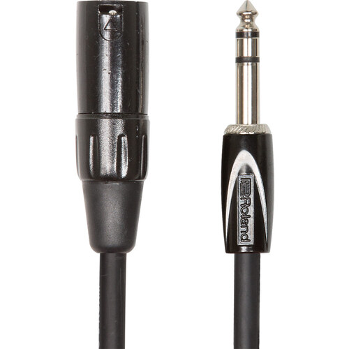 Roland RCC-15-TRXM Interconnect TRS to XLRM 15ft
