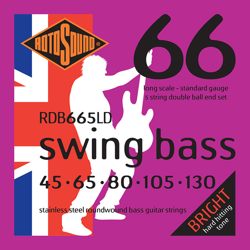 RotoSound RDB665LD Swing Bass 66 Double Ball End 45-130