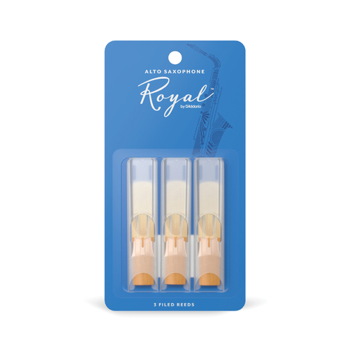 Royal by D'Addario Alto Sax Reeds, Strength 15, 3-pack