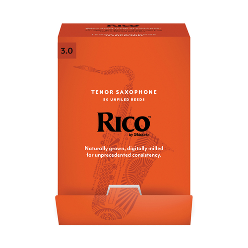 Rico by D'Addario Tenor Saxophone Reeds, Strength 30, 50-pack