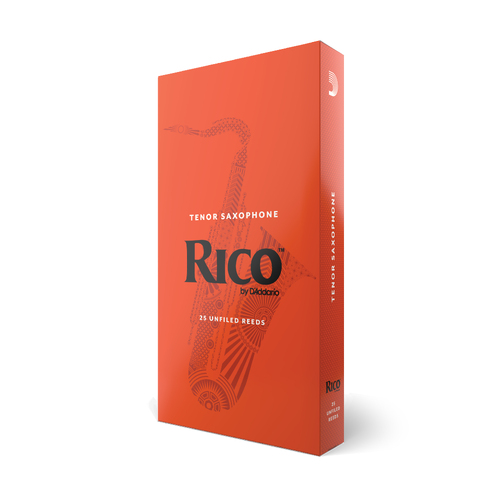 Rico by D'Addario Tenor Sax Reeds, Strength 3, 25-pack