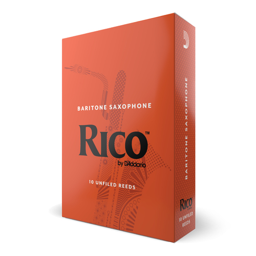 Rico by D'Addario Baritone Sax Reeds, Strength 15, 10-pack