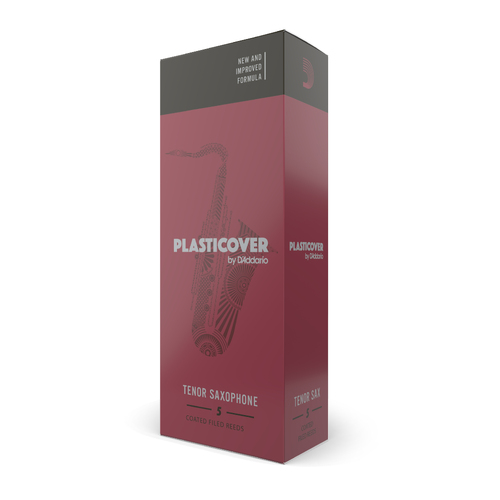 Plasticover by D'Addario Tenor Sax Reeds, Strength 25, 5-pack
