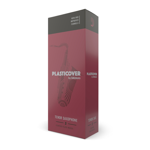 Plasticover by D'Addario Tenor Sax Reeds, Strength 4, 5-pack